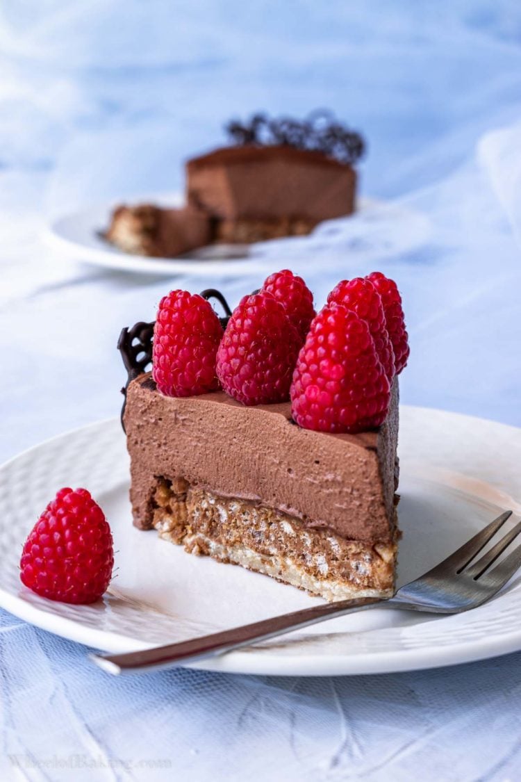 Chocolate Royal Cake with Hazelnut Almond Dacquoise Wheel of Baking