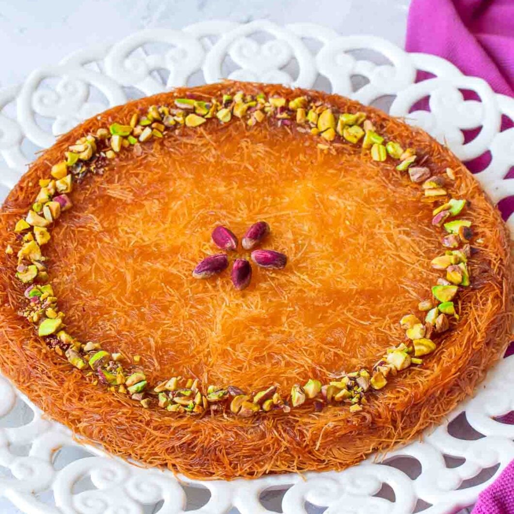 Kunefe Cheese Dessert (Turkish Style)