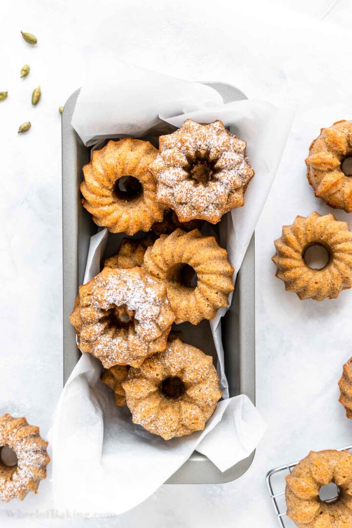 Orange Cardamom Olive Oil Cake (Mini Bundt Cakes) Wheel of Baking