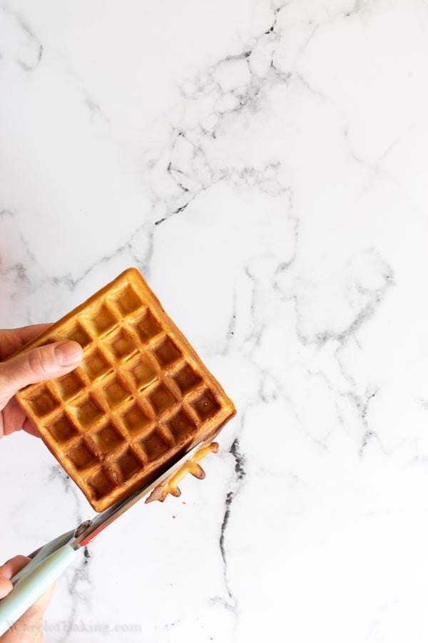 How to make Waffles (without whipped egg whites) Wheel of Baking